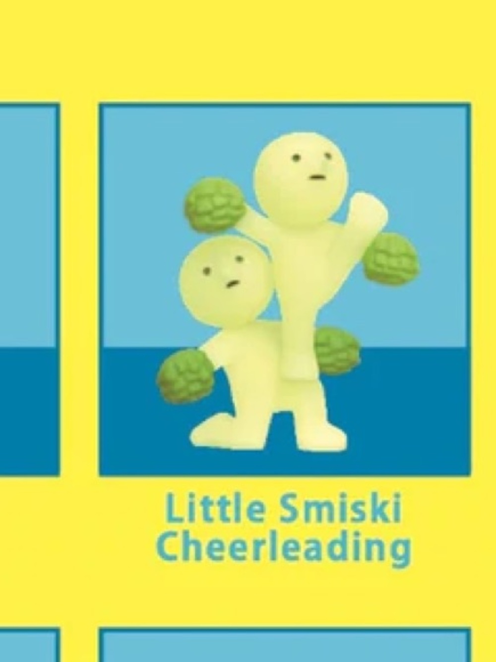 Smiski Cheer Series- little Smiski Cheerleading